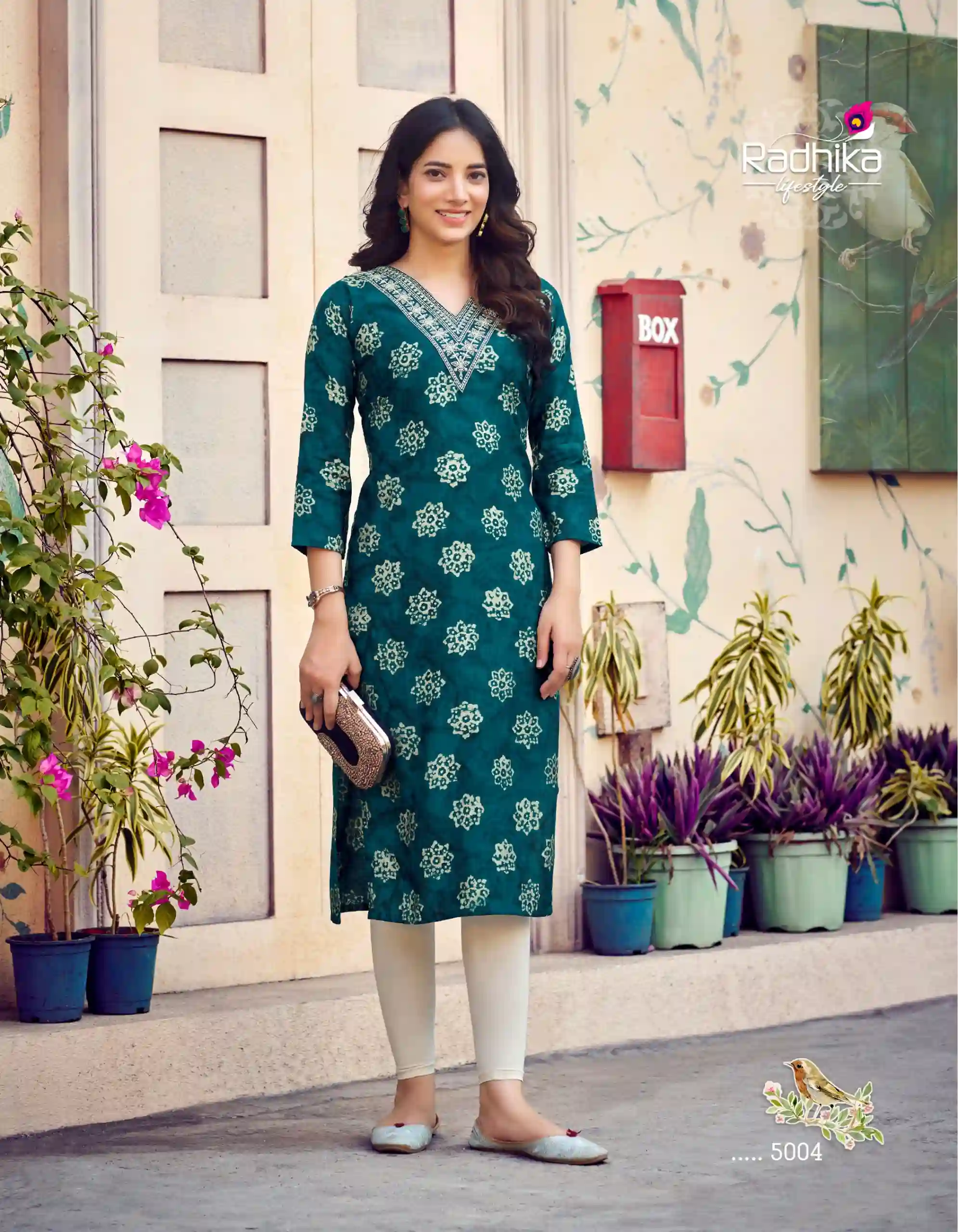 Radhika Lifestyle Charming Vol 5 Modal Chander Wholesale Fancy Kurti Catalog — Wholesale Kurtis, MPA wholesale from Surat — view 2